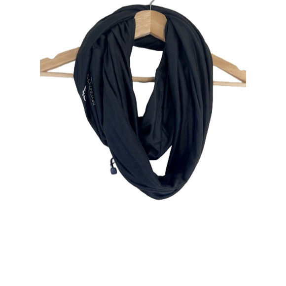 BEYOND YOGA BLACK SCARF ZIP‎ POCKET - Picture 1 of 6